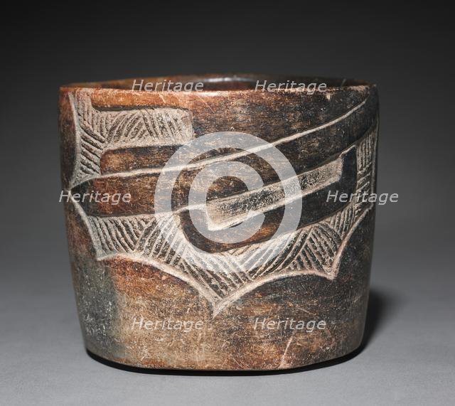 Carved Bowl, 1200-900 BC. Creator: Unknown.