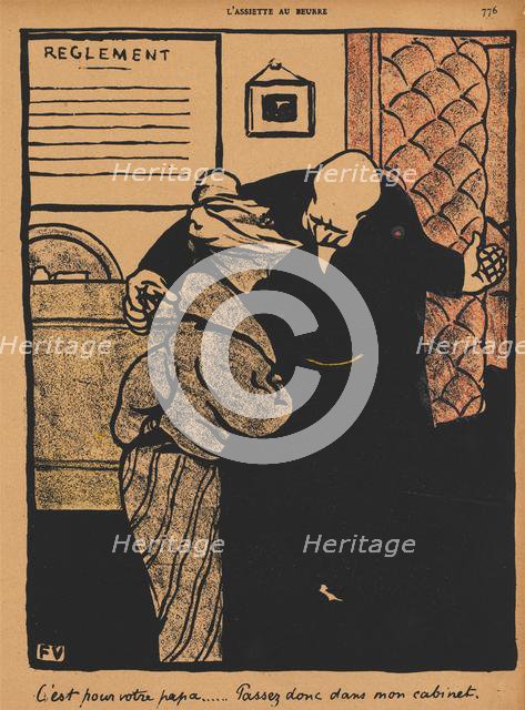 Crimes and Punishments XIX, 776: It's about your father , 1872. Creator: Félix Vallotton (French, 1865-1925).