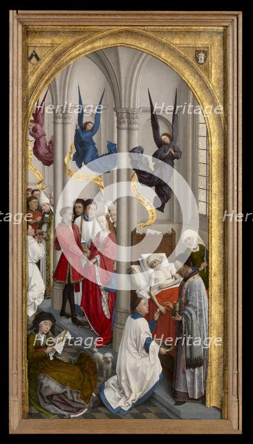 The Ordination, Marriage and Extreme Unction, 1440-1445. Creator: Rogier Van der Weyden.