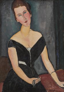 Madame G. van Muyden, 1916-1917. Creator: Modigliani, Amedeo (1884-1920).