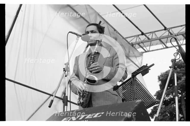Art Pepper, Capital Jazz, Knebworth, 1981.   Artist: Brian O'Connor.