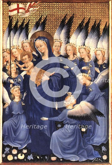 Virgin and Child with Angels, between 1395 and 1399.