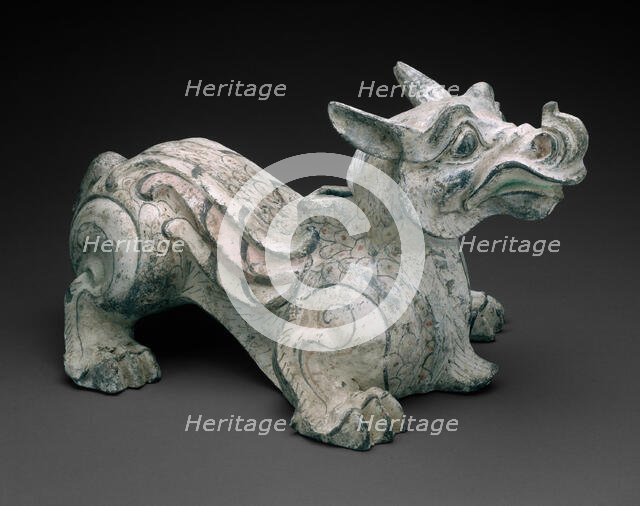 Winged Beast (Tomb Figure), Western Han dynasty (206 B.C.-9 A.D.). Creator: Unknown.