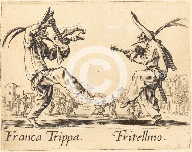 Franca Trippa and Fritellino, c. 1622. Creator: Jacques Callot.
