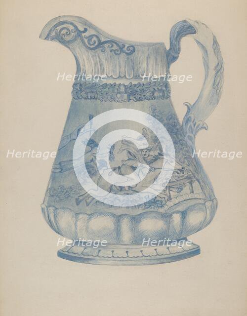 Beer Pitcher, c. 1936. Creator: Florence Stevenson.