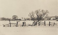 The Snowy Marshlands, 1890-1891, printed 1893. Creator: Dr Peter Henry Emerson.