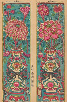 One hundred thirty-five woodblock prints including New Year's pictures (nianh..., 19th-20th century. Creator: Unknown.