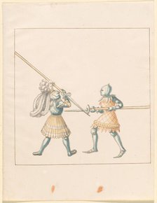 Freydal, The Book of Jousts and Tournament of Emperor Maximilian I: Combats...Plate 147, c1515. Creator: Unknown.
