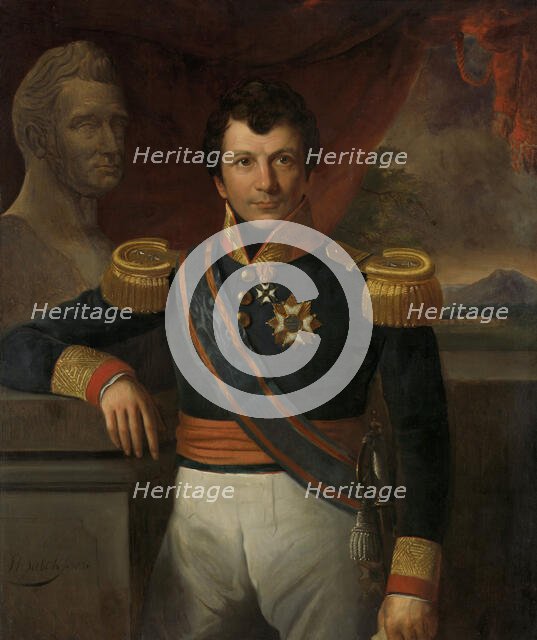 Portrait of Johannes, Graaf van den Bosch, Governor-General of the Dutch East Indies, 1836. Creator: Raden Saleh.