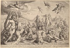 The Triumph of Neptune and Thetis, 1614. Creator: Jacob Matham.