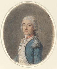 Portrait of a Man in a Military Uniform, 18th century. Creator: Unknown.