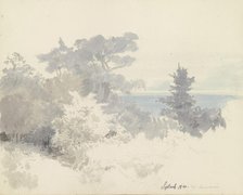 View from Langenhain over the plain, 1840. Creator: Carl Theodor Reiffenstein.