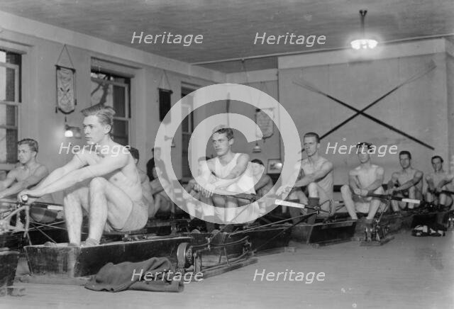 Columbia Crew Practice 1/19/14, 1914. Creator: Bain News Service.