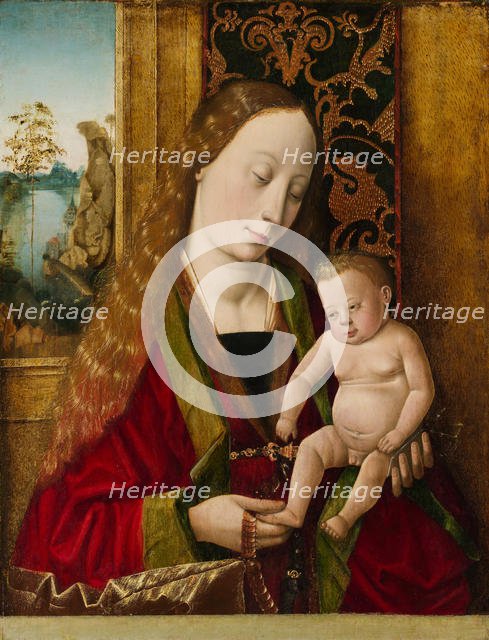 Virgin and Child. Creator: Workshop or Circle of Hans Traut (German, ca. 1500).