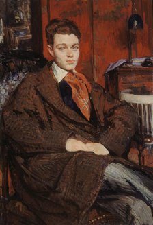 Portrait of René Crevel (1900-1935), 1928. Creator: Blanche, Jacques-Émile (1861-1942).