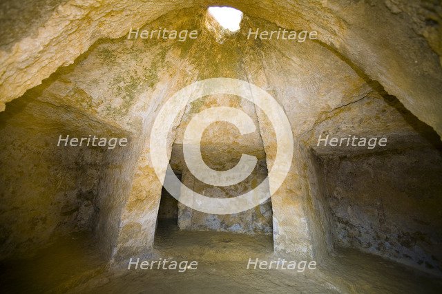 A vaulted chamber in Servilia's Tomb, Carmona, Spain, 2007. Artist: Samuel Magal