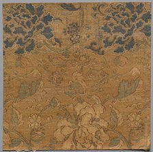 Fragment from Book of Textiles, 18th century. Creator: Unknown.