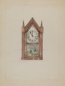 Shelf Clock, 1935/1942. Creator: Unknown.