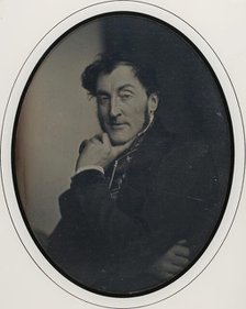 Self-Portrait, 1846-47. Creator: Baron Louis-Adolphe Humbert De Molard.