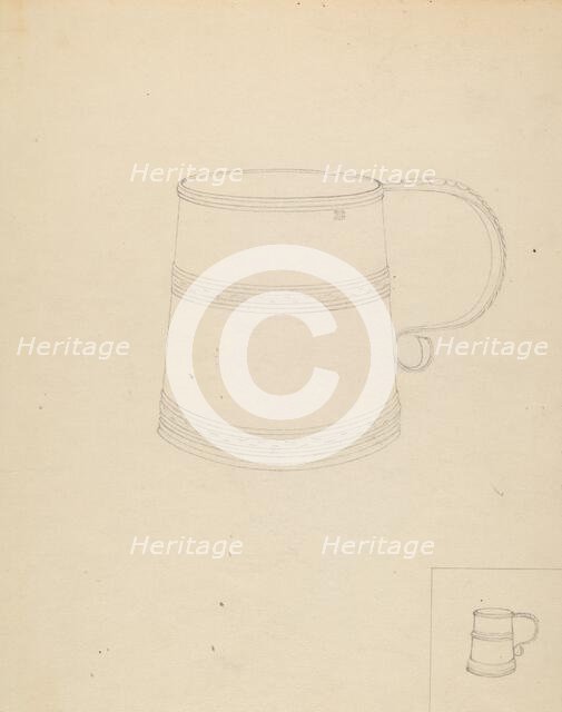 Mug, 1935/1942. Creator: Charlotte Winter.