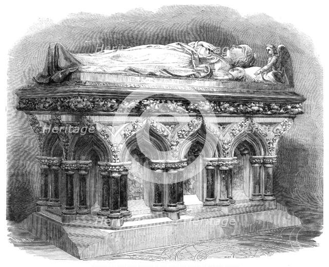 Monument to Lady John Manners in the Mortuary Chapel of Rawsley Church, 1861. Creator: Unknown.