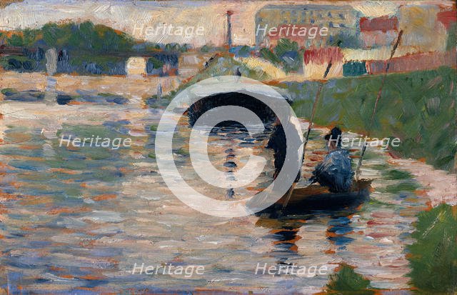 View of the Seine, 1882-83. Creator: Georges-Pierre Seurat.