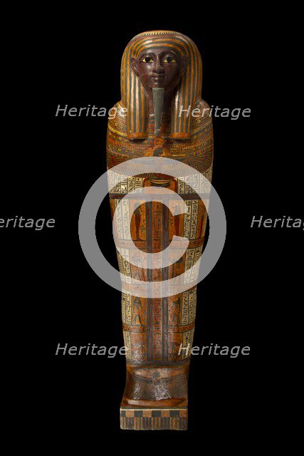 Djeddjehutefankh coffin, Third Intermediate Period (Egypt), c1070-715 BC Artist: Unknown.