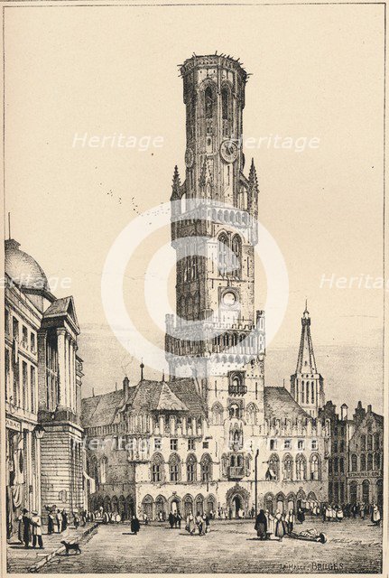 'Bruges', c1820 (1915). Artist: Samuel Prout.