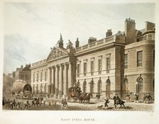 East India House, London, 1817. Artist: Joseph Constantine Stadler