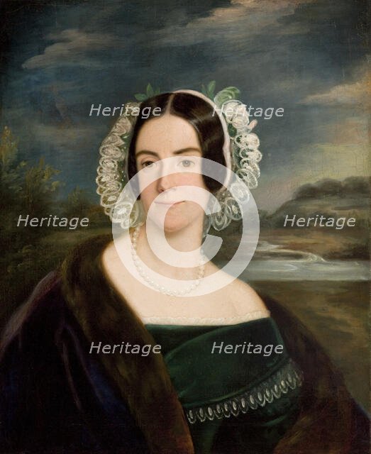 Female Portrait, c1850. Creator: Korneli Szlegel.