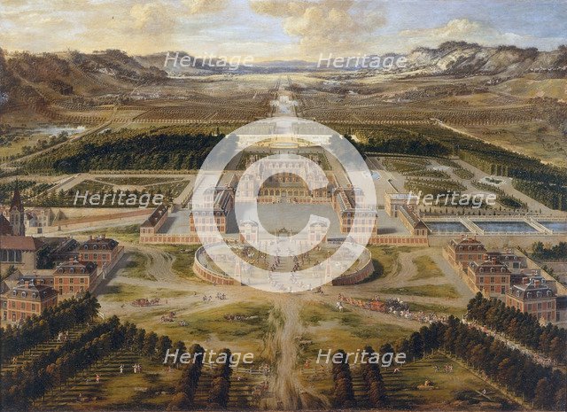 The Palace of Versailles, the Grand Trianon, ca 1668. Artist: Patel, Pierre (1605-1676)