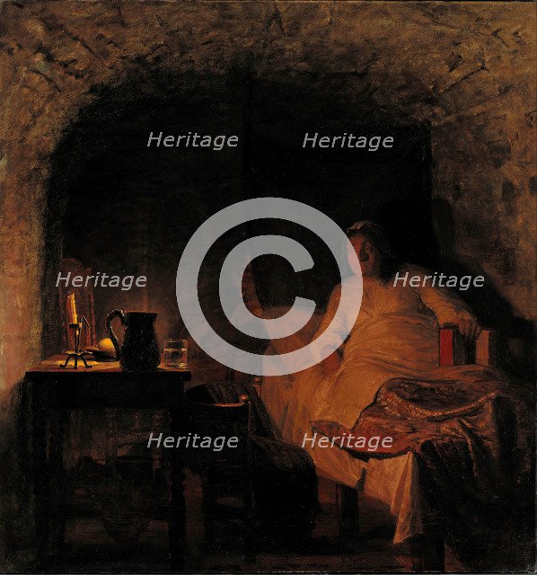 Leonora Christina in prison, 1875.