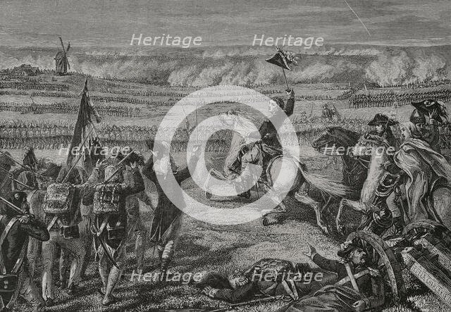 French Revolutionary Wars: Battle of Valmy, 20 September 1792, (1876)). Creator: Hippolyte de la Charlerie.