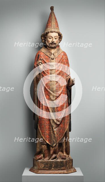 Saint Peter as the First Pope, Catalan, before 1348. Creator: Unknown.