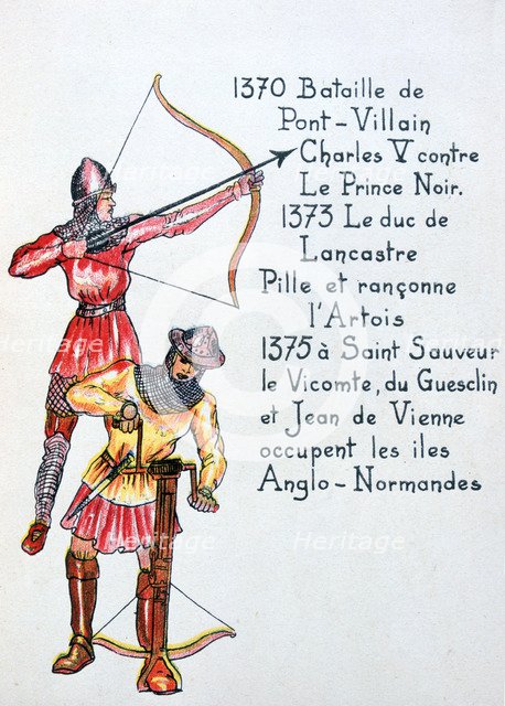 Events of the The Hundred Years War, (20th century). Artist: Unknown