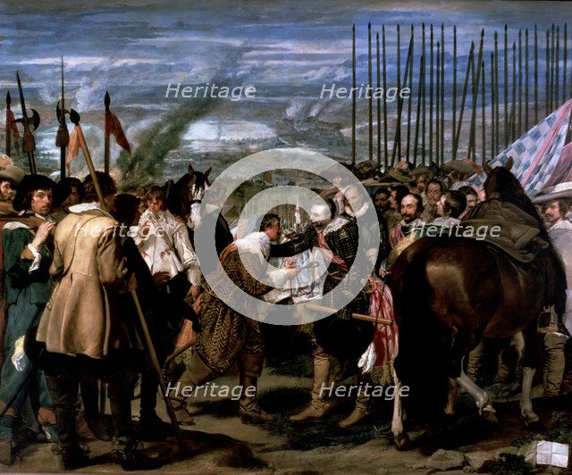 The Surrender of Breda, by Diego Velazquez, between 1634-1635.