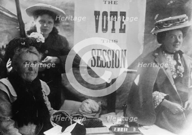 Suffragettes and petitions, between c1910 and c1915. Creator: Bain News Service.