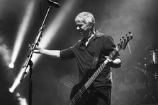 Jean-Jacques Burnel, The Stranglers live at the Royal Albert Hall, Mar 2024. Creator: Annapaola Marchesani.