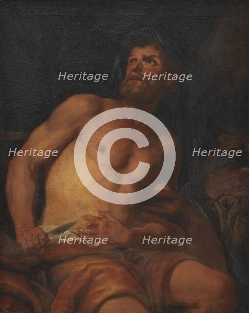 Death of Cato the Younger, 1647-1698. Creator: Johann Carl Loth.