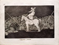 Precise Folly (from the series Los Disparates (Follies), 1815-1819. Artist: Goya, Francisco, de (1746-1828)