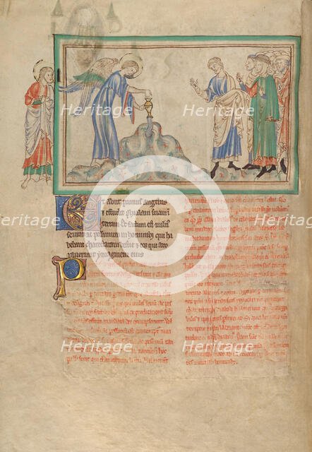 The First Vessel: Ulcerous Wounds; Dyson Perrins Apocalypse, about 1255-1260. Creator: Unknown.