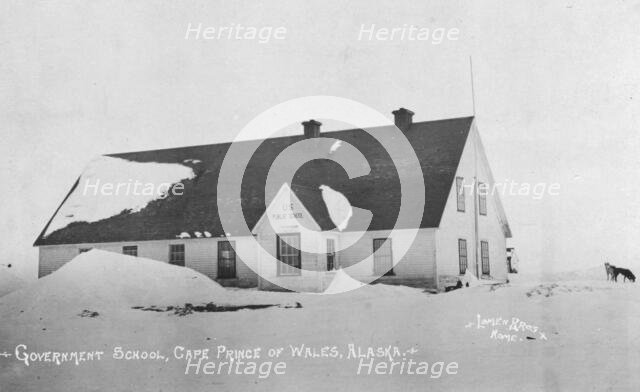 Public school provided by the U.S. Government, between c1900 and c1930. Creator: Lomen Brothers.