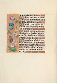 Hours of Queen Isabella the Catholic, Queen of Spain: Fol. 100v, c. 1500. Creator: Master of the First Prayerbook of Maximillian (Flemish, c. 1444-1519); Associates, and.