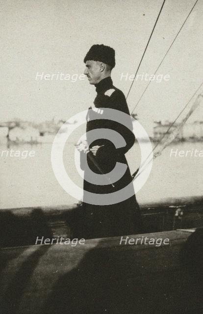 Baron Pyotr Nikolayevich Wrangel on the Yacht Lucullus. Lemnos, 1921. Creator: Anonymous.