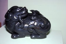 Chinese Jade Lion, symbolises energy for Taoists. Artist: Unknown.