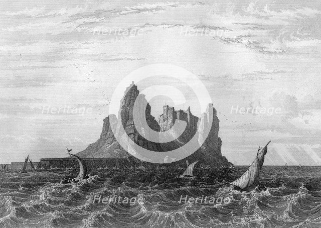 Gibraltar, 1857.Artist: H Winkles