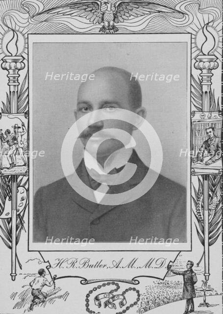 H. R. Butler, A. M., M. D. [recto], 1902. Creator: Unknown.