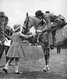 Princess Elizabeth at Children's Day, Richmond Horse Show, c1936. Artist: Unknown