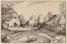 The Swann's Inn, published 1612. Creator: Claes Jansz Visscher.