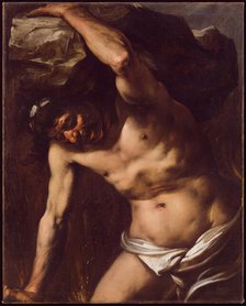 Sisyphus, c1660. Creator: Giovanni Battista Langetti.
